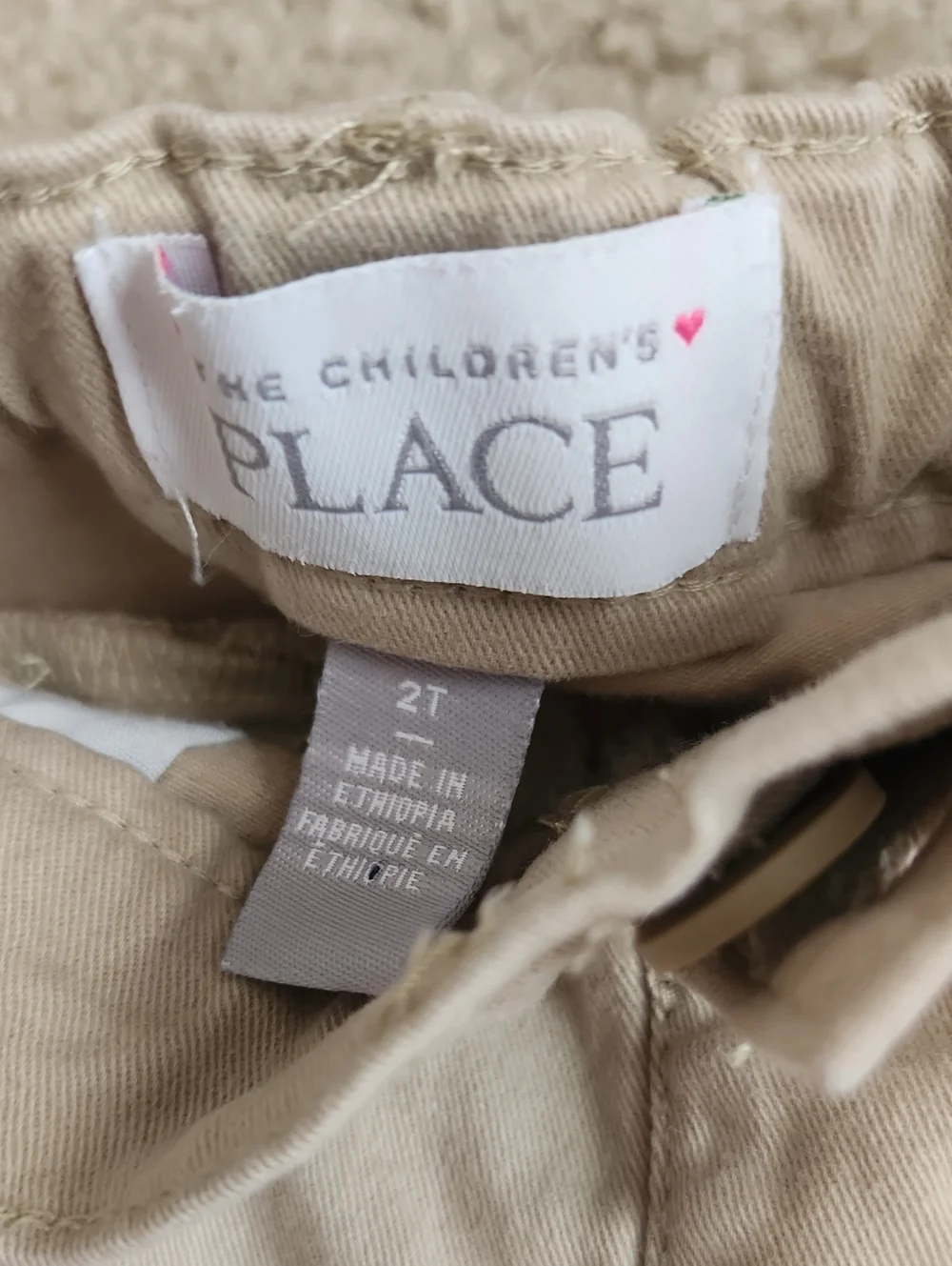 The Children's Place Girls' 2T Stretch Chino Pants - Navy and Khaki